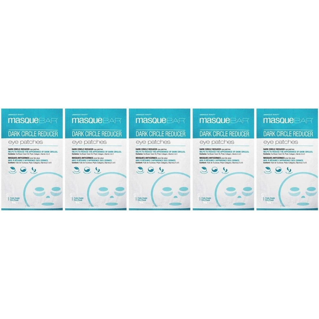 masque BAR Eye Mask Patches Dark Circle Reducer Prevents - 5 Pairs Image 1
