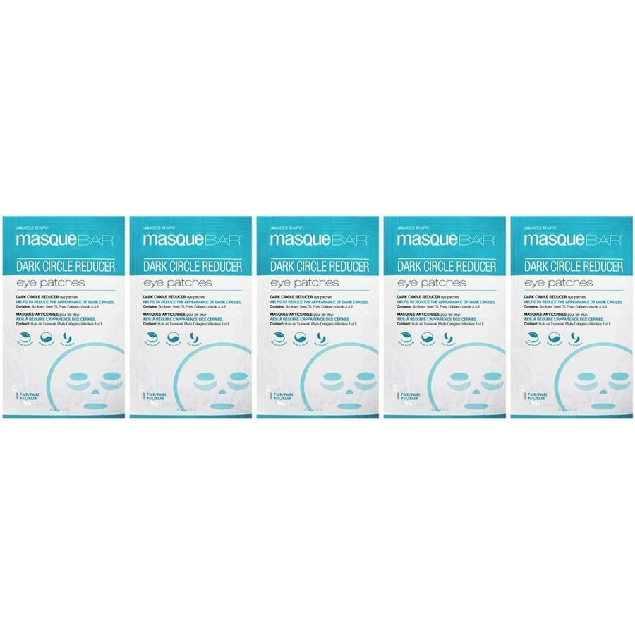 masque BAR Eye Mask Patches Dark Circle Reducer Prevents - 5 Pairs Image 1