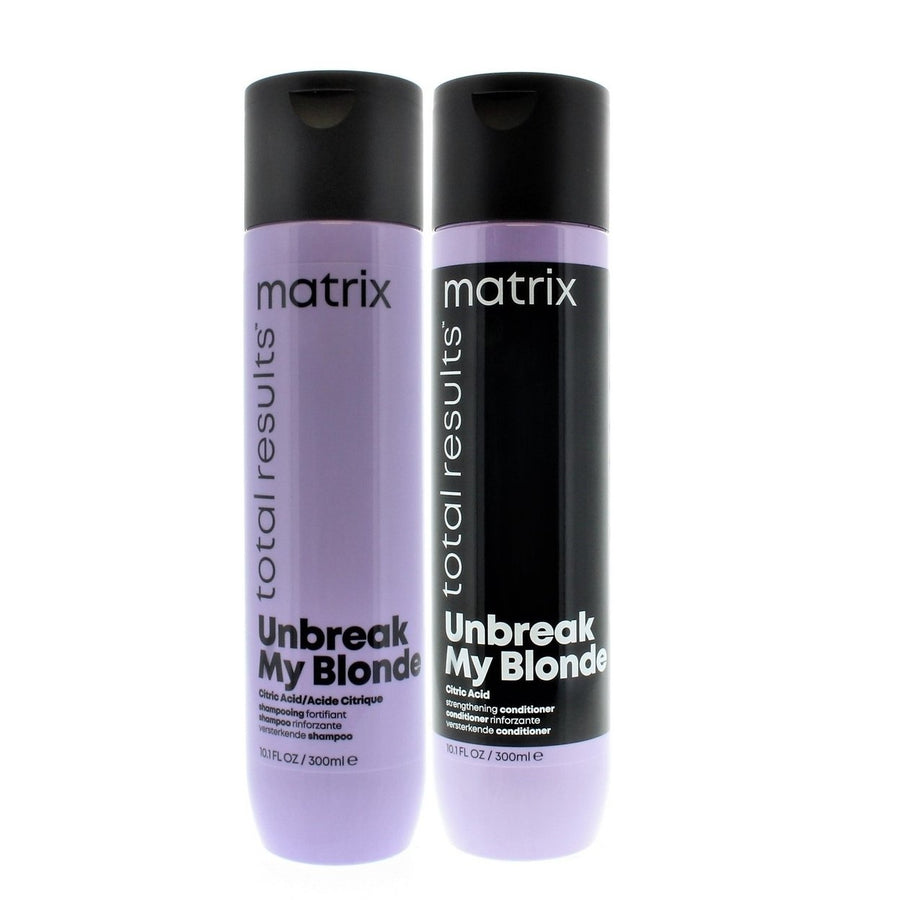 Matrix Total Results Unbreak My Blonde Citric Acid Shampoo and Conditioner 10.1oz/300ml Set Image 1