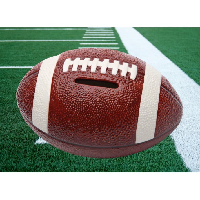 Ceramic Football Piggy Bank 5.9 Inch Great Son Image 2