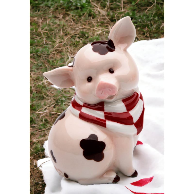 Ceramic Pig Piggy Bank 5.5 inch Image 2