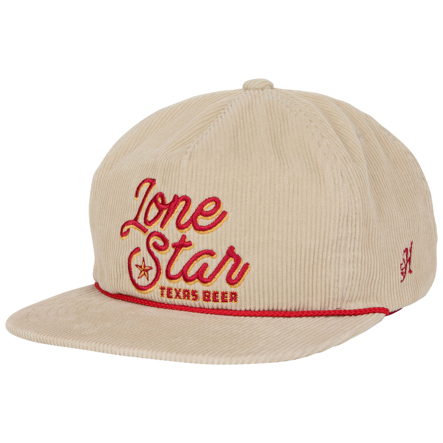 Lone Star Texas Beer Corduroy Hybrid Bill Adjustable Hat Image 1