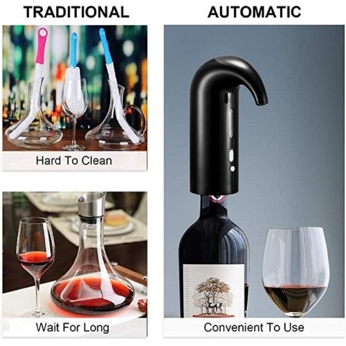 Eravino Electric Wine Aerator Electric Wine Pourer Dispenser Image 4