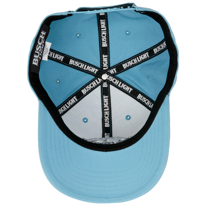 Busch Light Baby Blue Snapback Cap Image 4