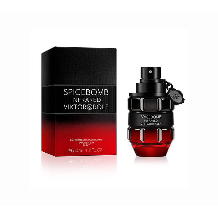 Viktor and Rolf Spicebomb Infrared Mens EDT Spray 1.7 oz Amber Spicy Fragrance Image 1