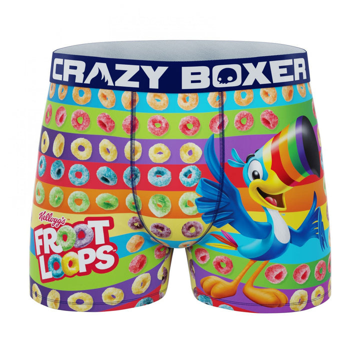 Froot Loops Colorful Toucan Sam Mens Crazy Boxer Briefs Shorts Image 1