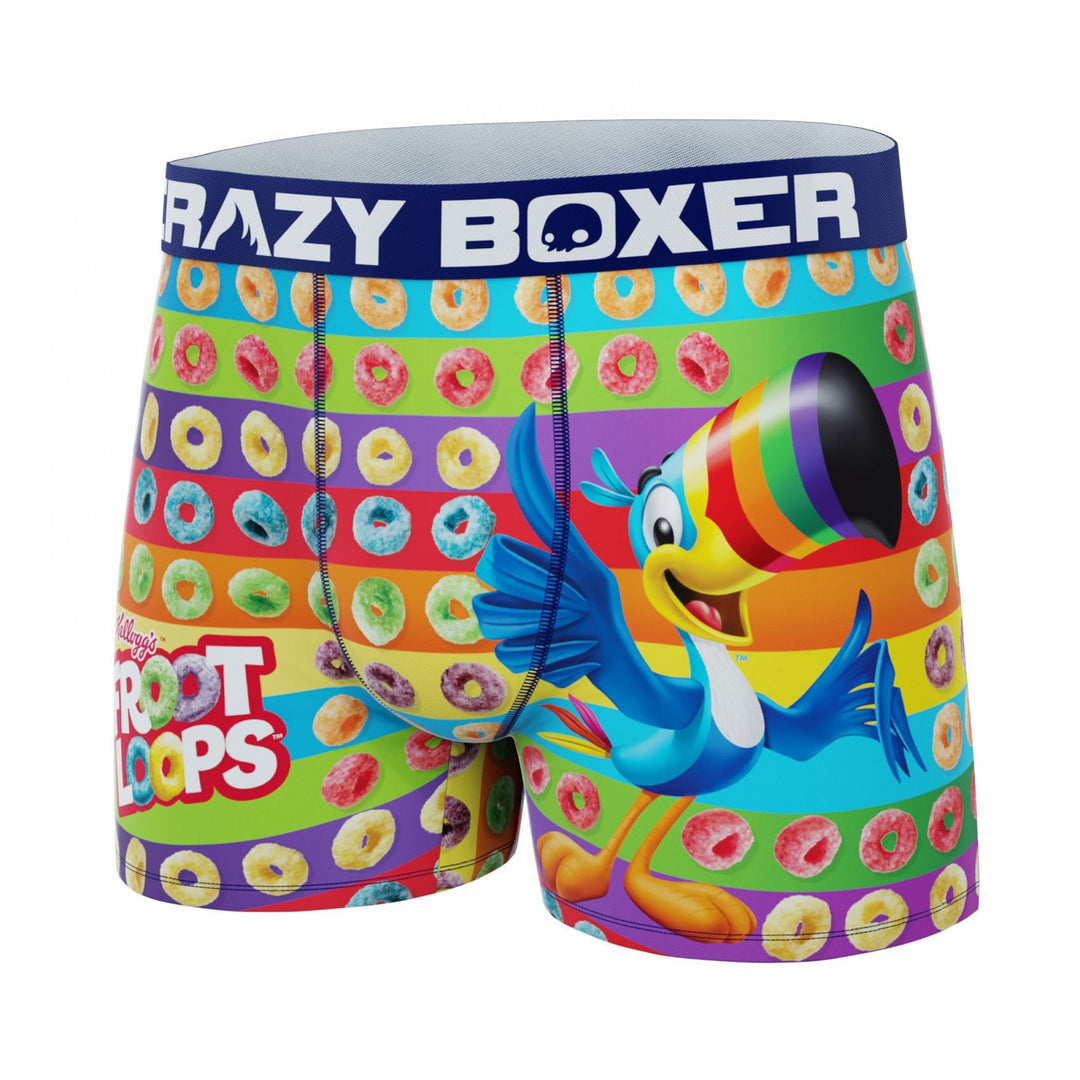 Froot Loops Colorful Toucan Sam Mens Crazy Boxer Briefs Shorts Image 2