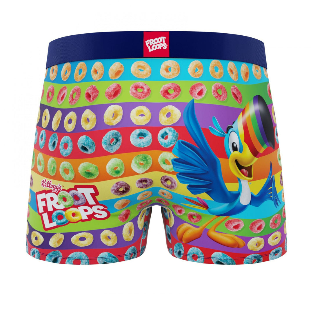 Froot Loops Colorful Toucan Sam Mens Crazy Boxer Briefs Shorts Image 3