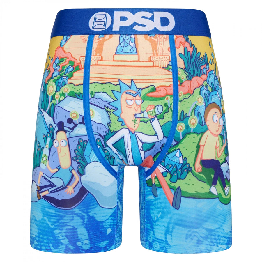 Rick And Morty Hangin Around PSD Boxer Briefs Image 1