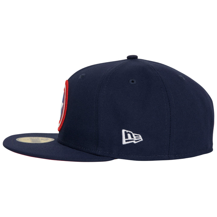 Captain America American Flag Navy Colorway Era 59Fifty Fitted Hat Image 3