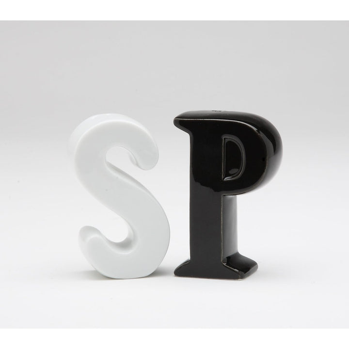 Ceramic Salt and Pepper Shakers Black and White Gifts for Her Mom Image 3