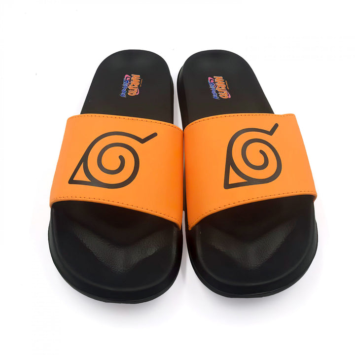 Naruto Leaf Village Symbol Slide Sandals Image 1