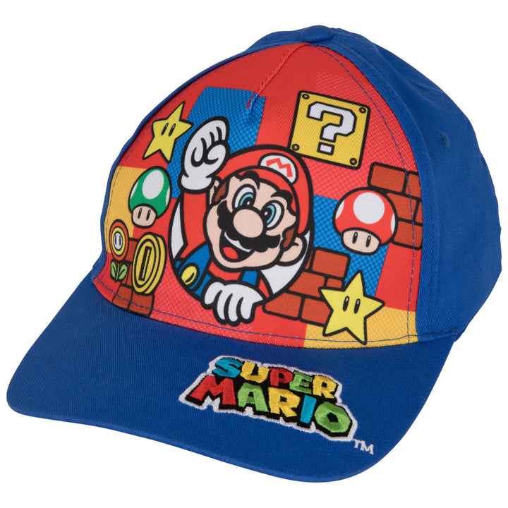 Super Mario Bros. Power-Ups Kids Baseball Hat Image 1