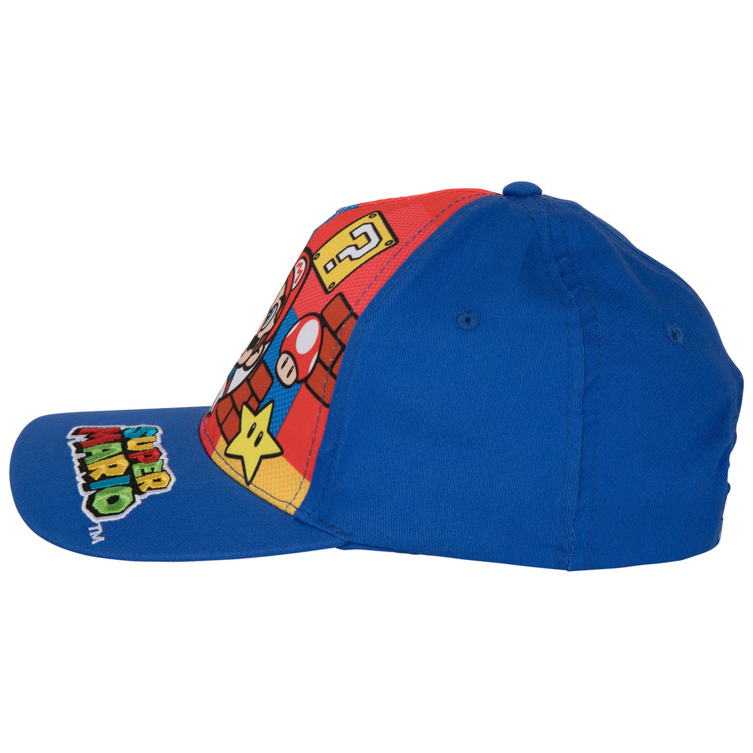 Super Mario Bros. Power-Ups Kids Baseball Hat Image 3