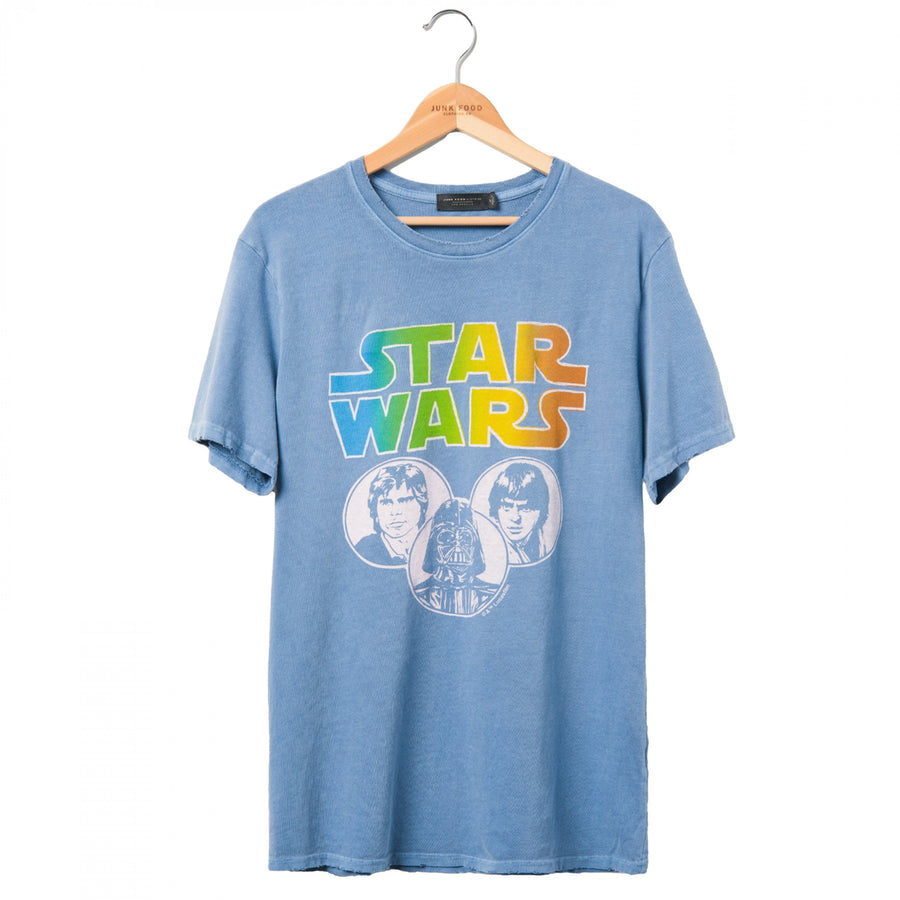 Star Wars Neon Gradient T-Shirt by Junk Food Image 1