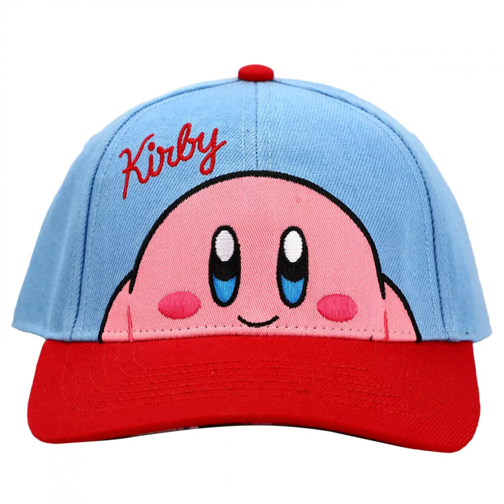 Kirby Peek-A-Boo Embroidered Pre-Curved Snapback Hat Image 2