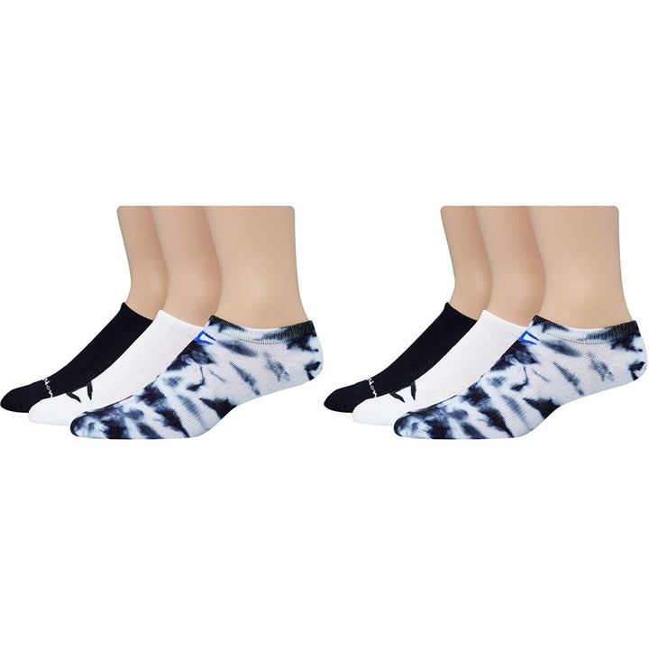 6-Pairs Adult Unisex Champion Multi Logo Super No-Show Socks Image 2