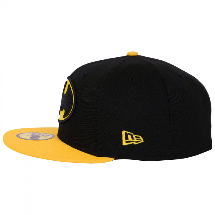 Batman Black and Yellow 59Fifty Hat Image 3