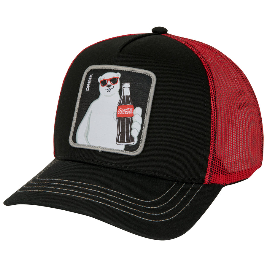 Coca-Cola Bear Have a Drink Trucker Hat Image 1