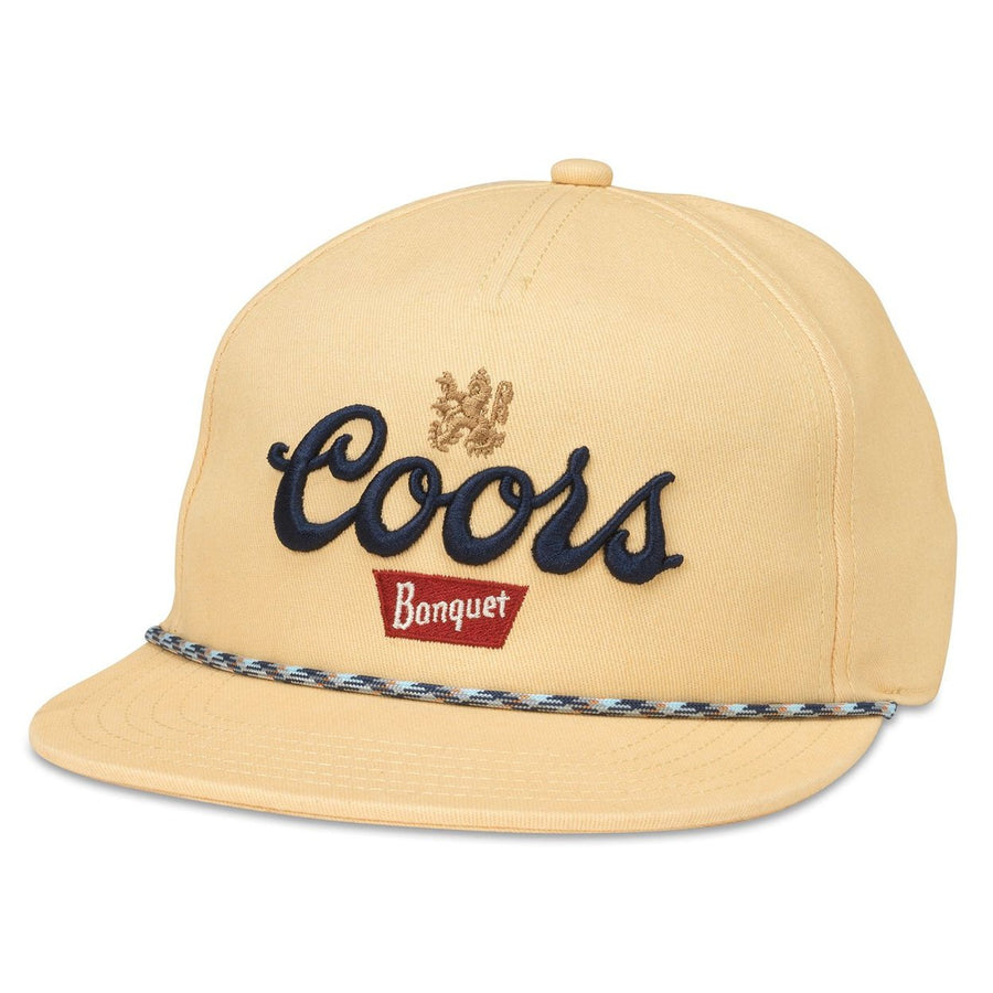 Coors Banquet Logo Embroidered Adjustable Patterned Rope Hat Image 1