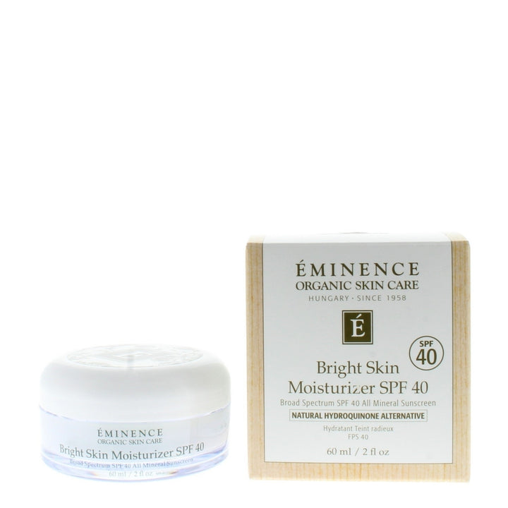 Eminence Bright Skin Moisturizer SPF 40 60ml Natural Hydroquinone Alternative Image 1