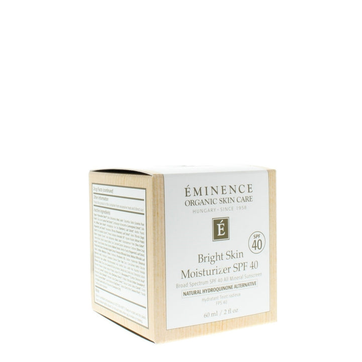 Eminence Bright Skin Moisturizer SPF 40 60ml Natural Hydroquinone Alternative Image 3