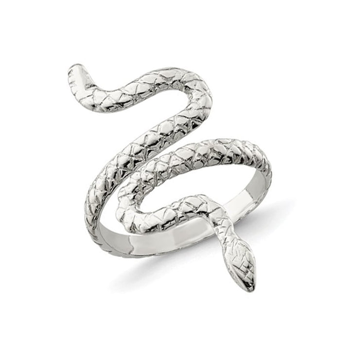 Sterling Silver Snake Slither Ring Image 1