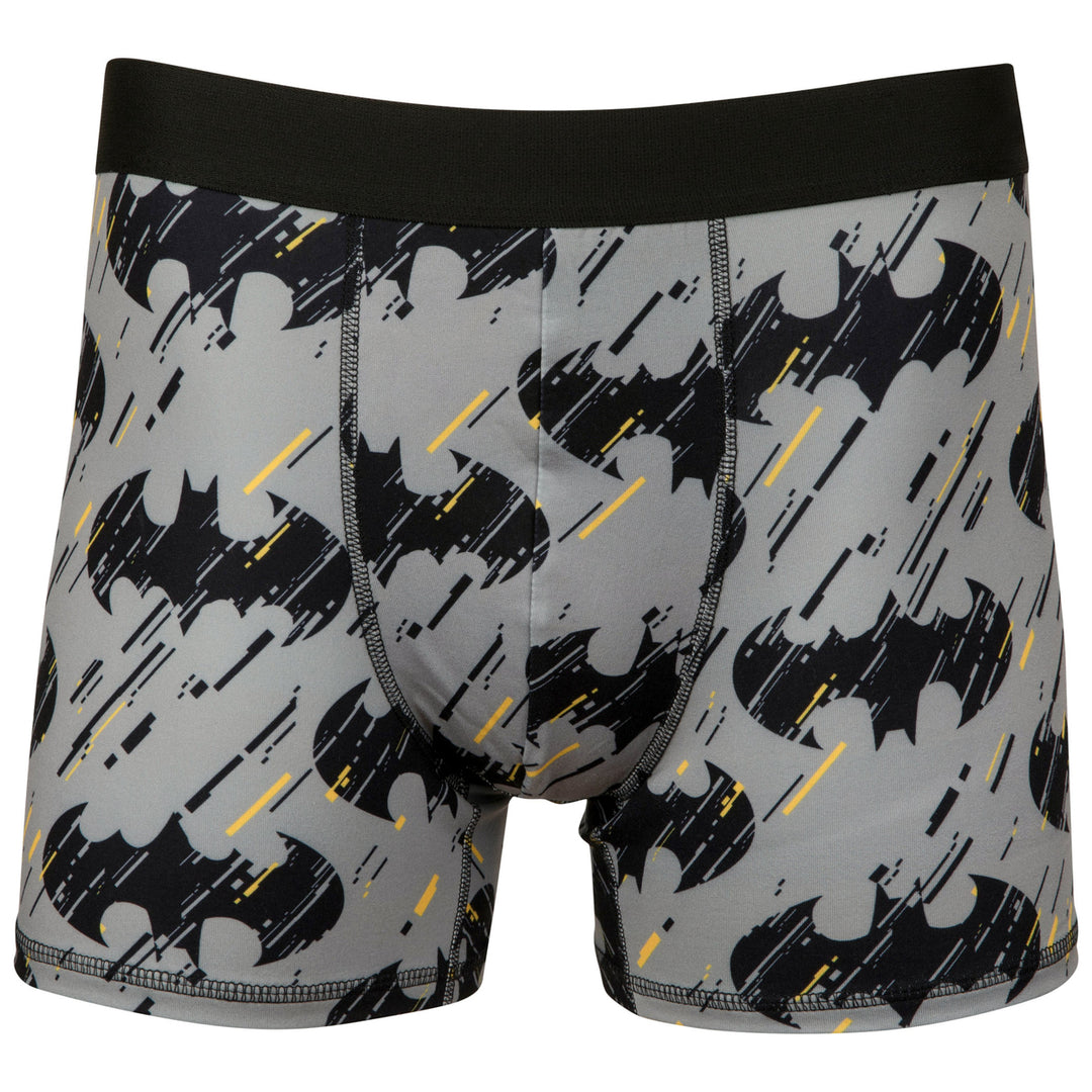 Batman Logo Dark and Stormy All Over Underwear Boxer Briefs Image 1