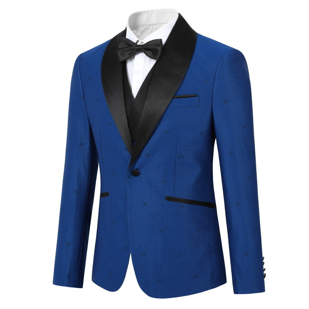 Mens Casual Slim Fit Suit Jacket One Button Business Daily Tuxedo Blazers Image 3