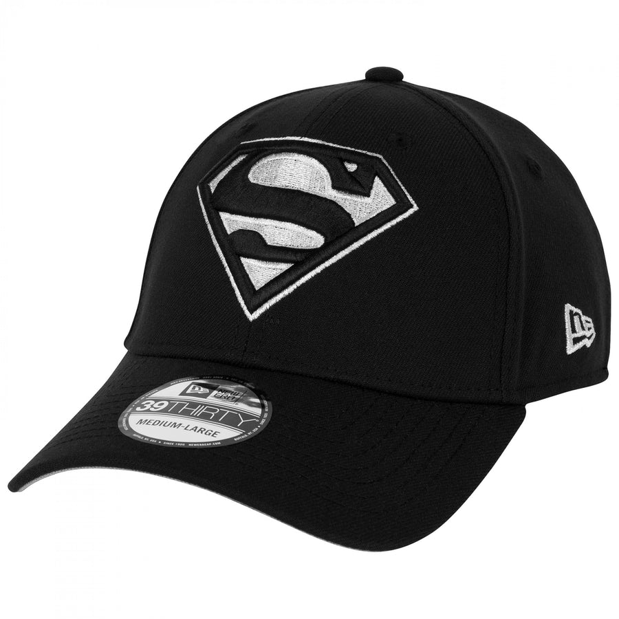 Superman Silver Logo Era 39Thirty Fitted Hat Image 1