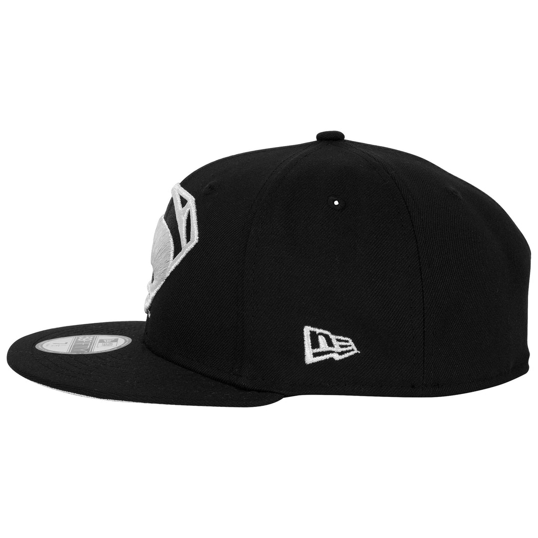 Superman Justice League Logo Black Colorway Era 59Fifty Fitted Hat Image 3