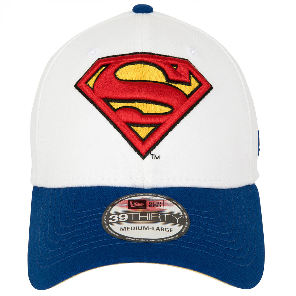 Superman Logo Home Colors Era 39Thirty Fitted Hat Image 2