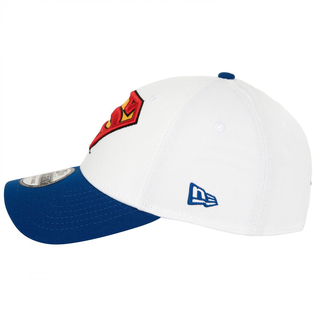 Superman Logo Home Colors Era 39Thirty Fitted Hat Image 3