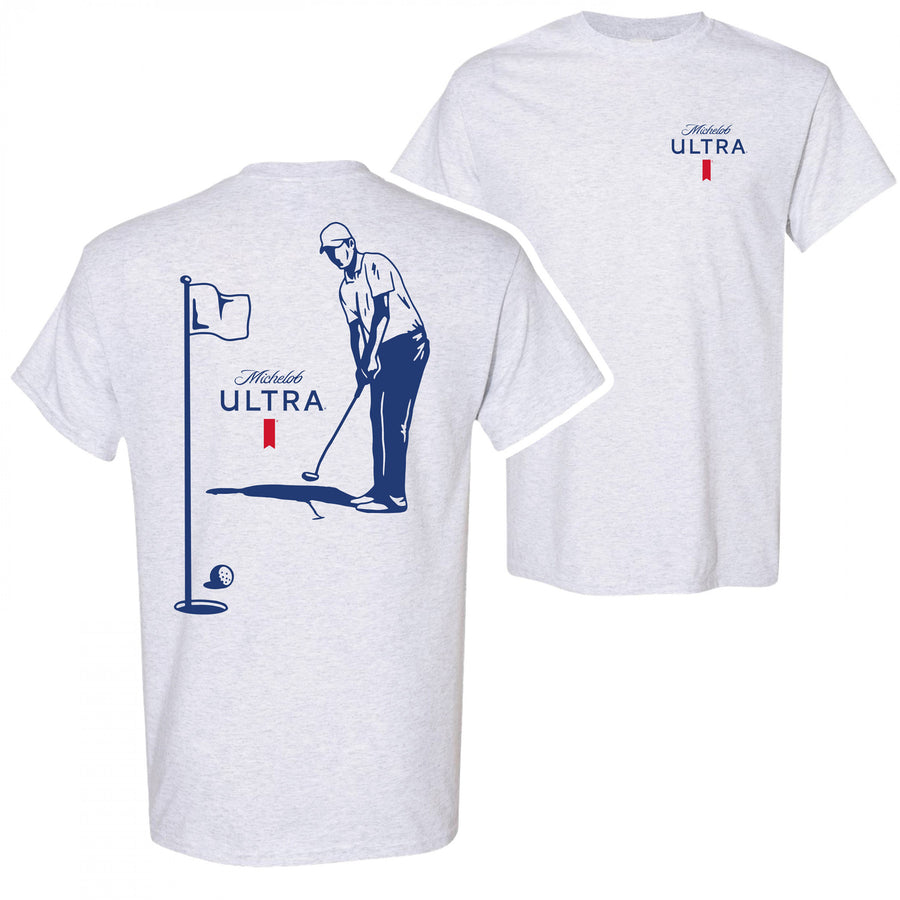 Michelob Ultra Golfing Front and Back Print T-Shirt Image 1