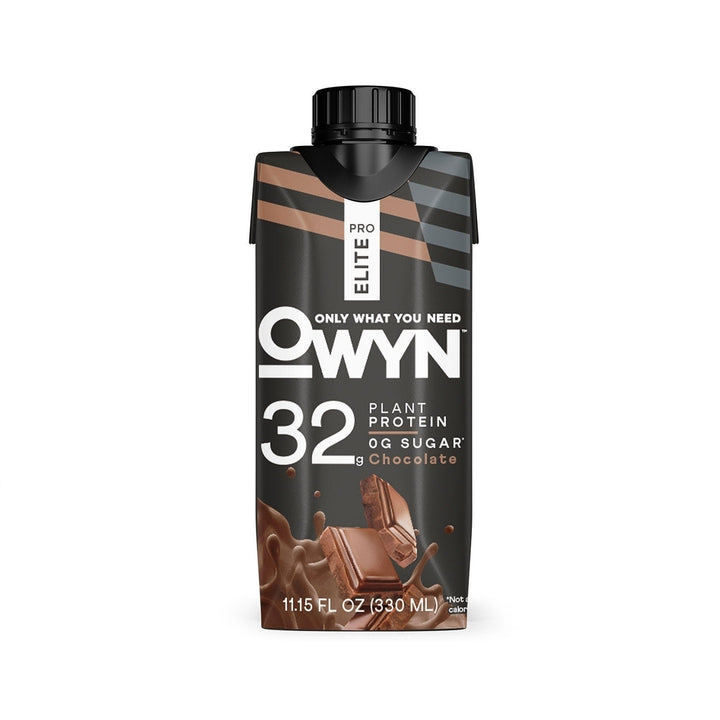 OWYN Pro Elite Plant Protein Shake Chocolate 11.15 Fluid Ounce (Pack of 15) Image 2