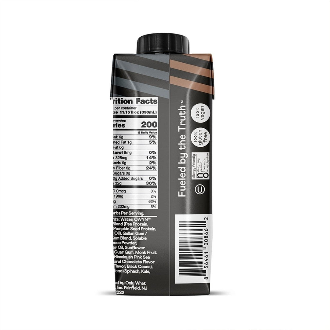 OWYN Pro Elite Plant Protein Shake Chocolate 11.15 Fluid Ounce (Pack of 15) Image 3