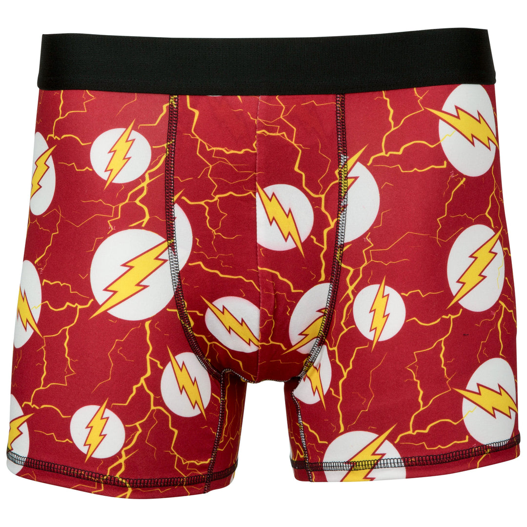 The Flash Logo Electric Mens Underwear Boxer Briefs Image 1
