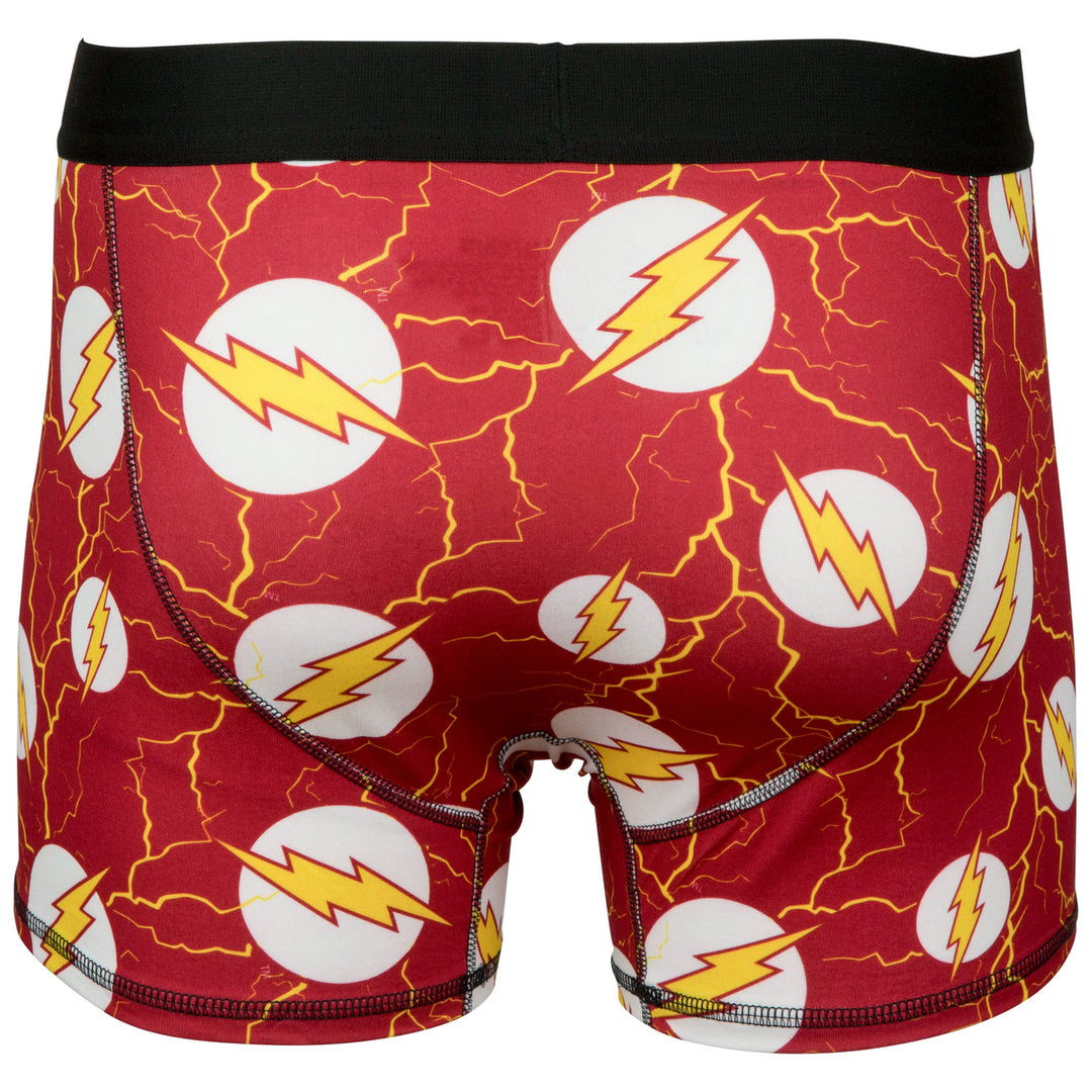 The Flash Logo Electric Mens Underwear Boxer Briefs Image 3