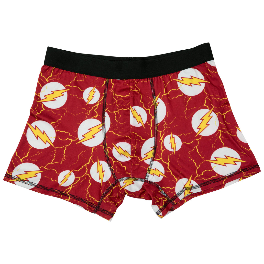 The Flash Logo Electric Mens Underwear Boxer Briefs Image 4