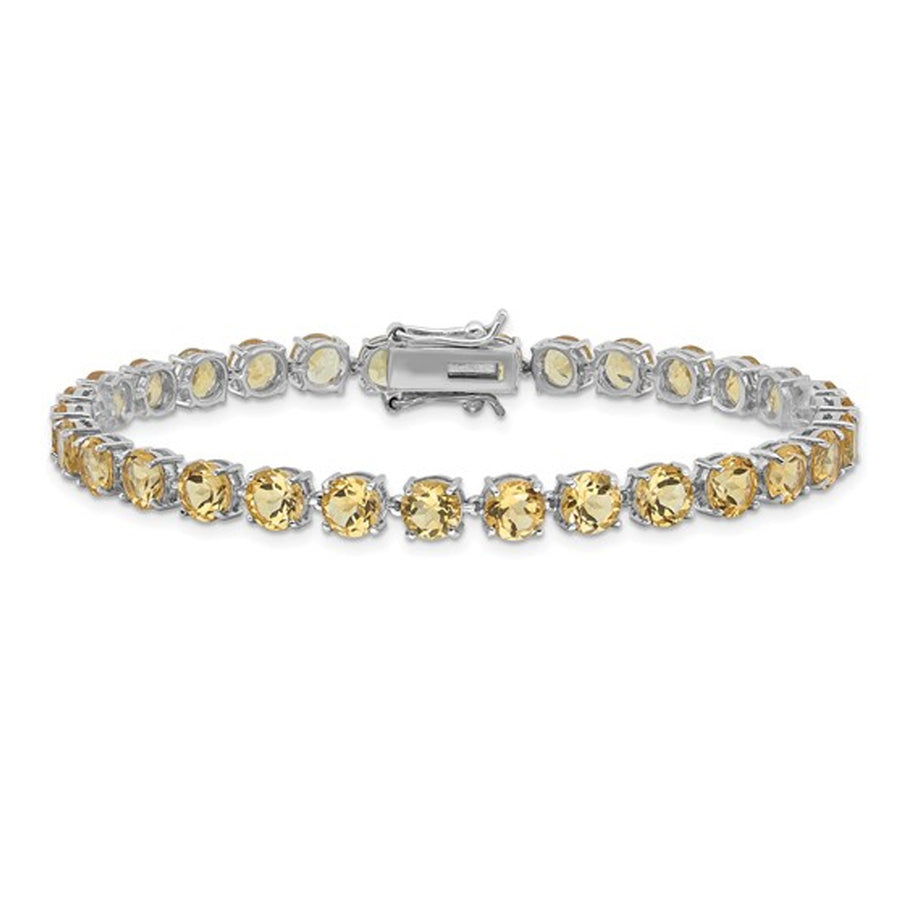 13.95 Carat (ctw) Citrine Bracelet in Sterling Silver (8 Inches) Image 1