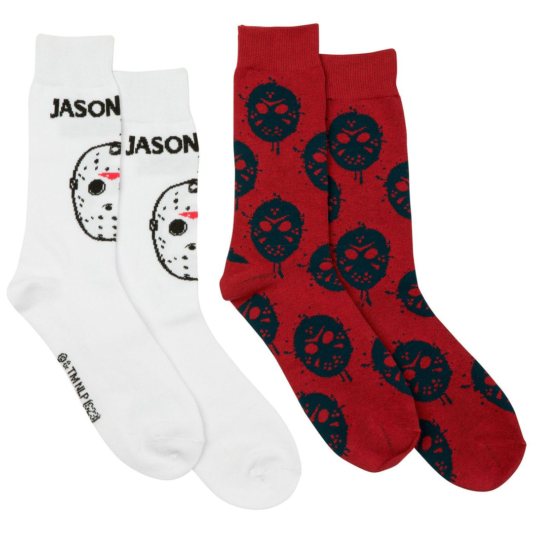 Friday The 13th Run and Hide 2-Pairs of Crew Socks Image 4