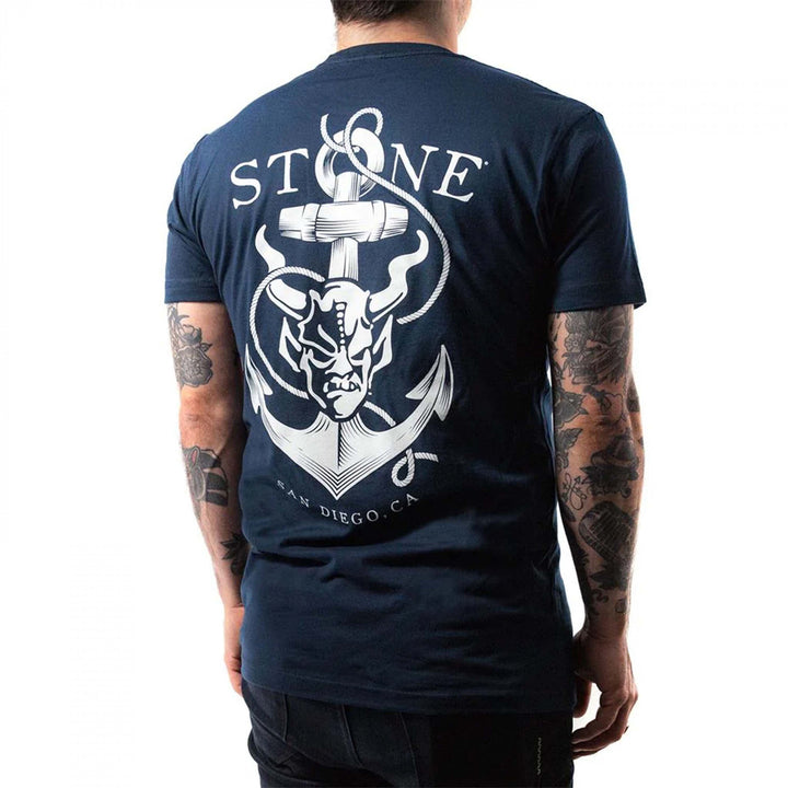 Stone Brewing Anchor Front and Back Print T-Shirt Image 1