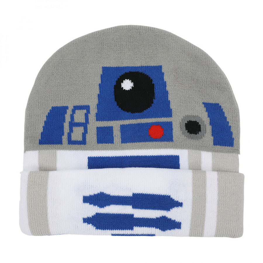 Star Wars R2-D2 Big Face Cuff Beanie Image 1