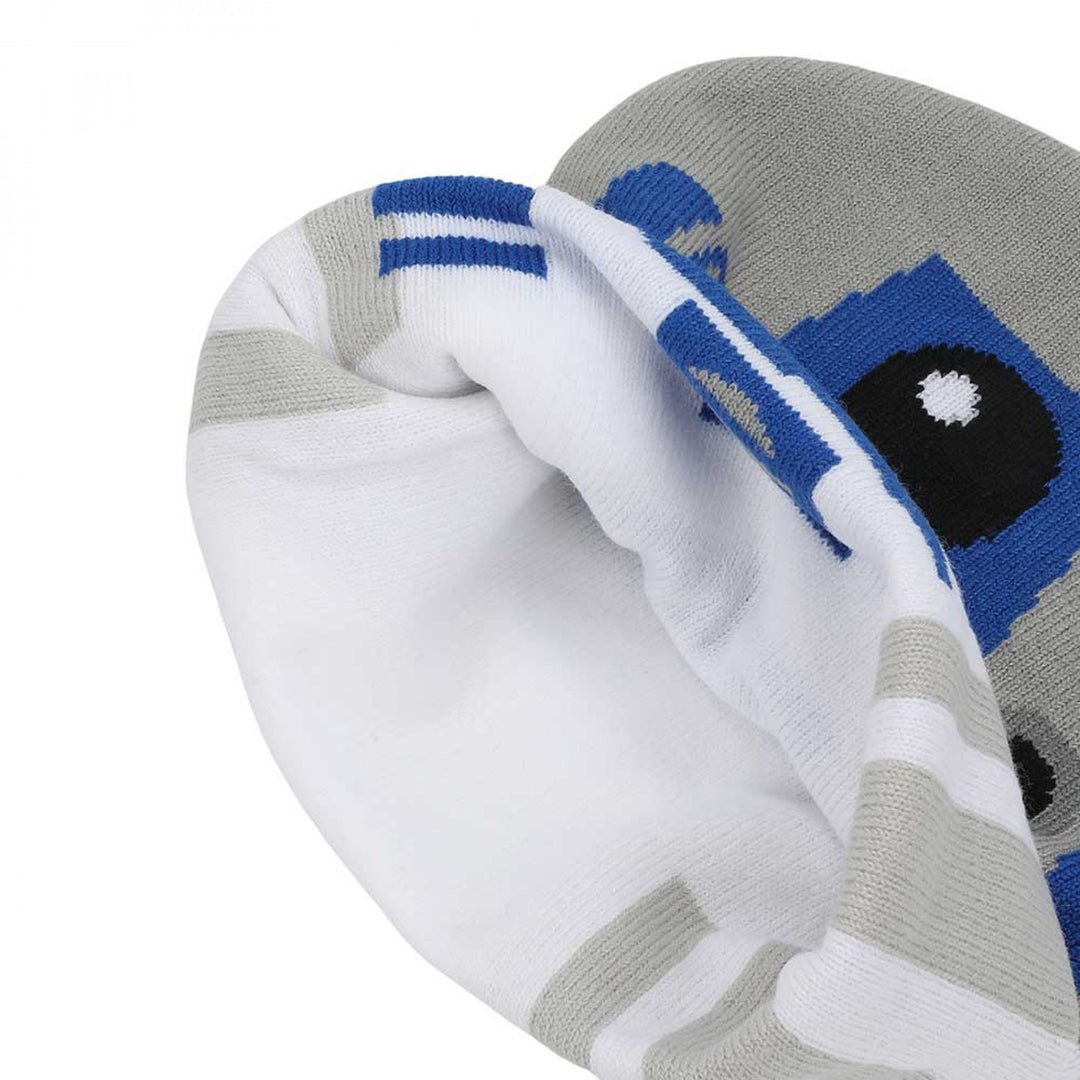 Star Wars R2-D2 Big Face Cuff Beanie Image 4