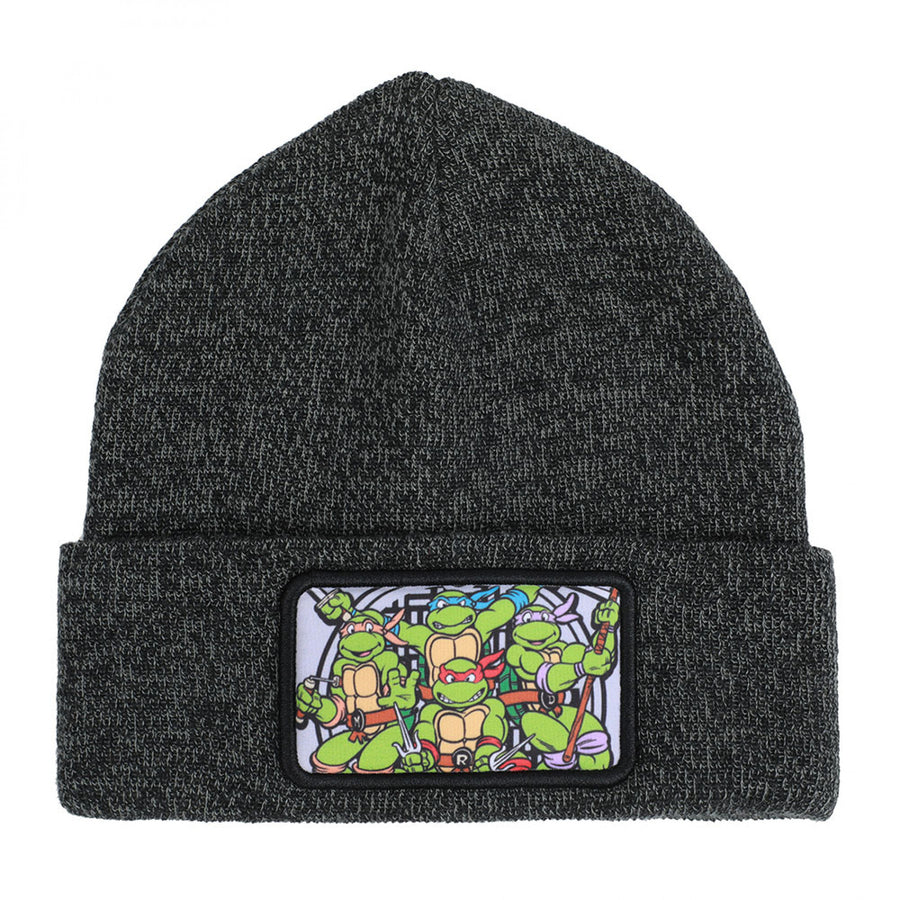 Teenage Mutant Ninja Turtles Sublimated Patch Cuff Beanie Image 1