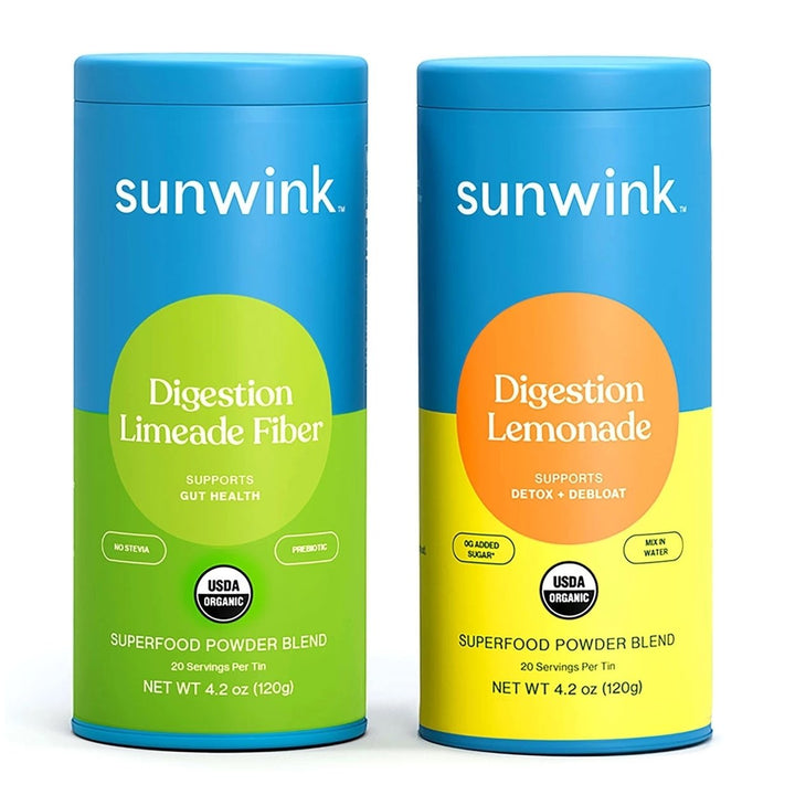 Sunwink Daily Debloat + Fiber Superfood Powder Duo 4.2 Ounce (Pack of 2) Image 2