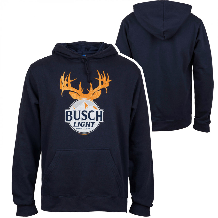 Busch Light Deer Logo Navy Colorway Hoodie Image 1