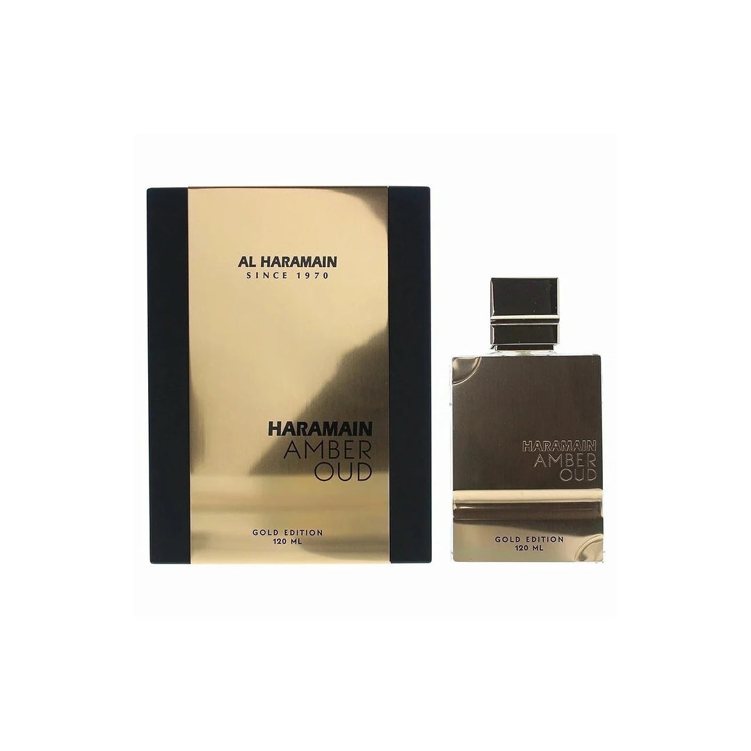 Al Haramain Amber Oud Gold EDP Spray 4 oz Mens Perfume Bergamot Melon Vanilla Image 1