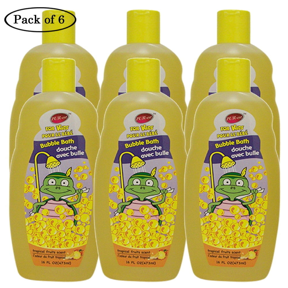Kids Bubble Bath With Tropical Fruits Scent(473ml) (Pack of 6) By Purest Image 2