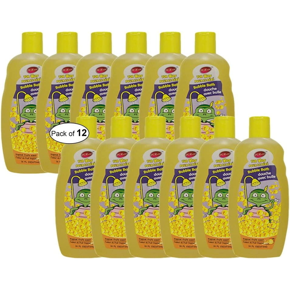 Kids Bubble Bath With Tropical Fruits Scent(473ml) (Pack of 6) By Purest Image 3